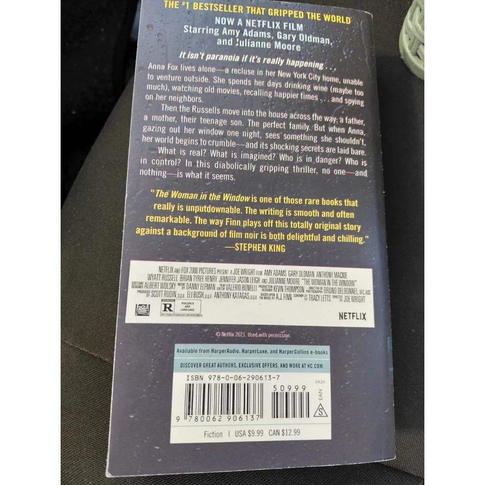 Woman in the Window [Movie Tie-In] : A Novel A. J. Finn (2020, Trade Paperback)